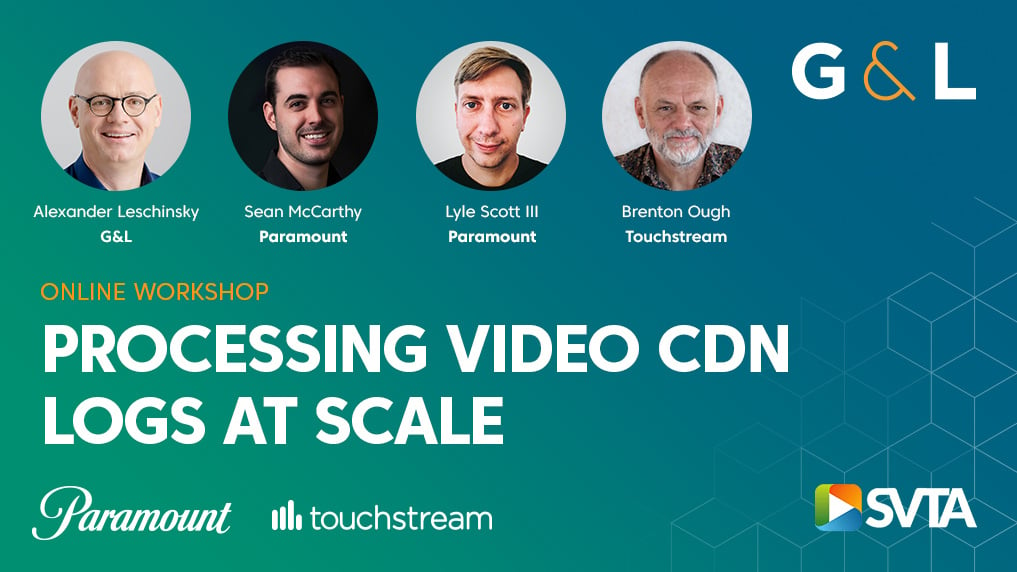 Workshop: Processing video CDN logs at scale